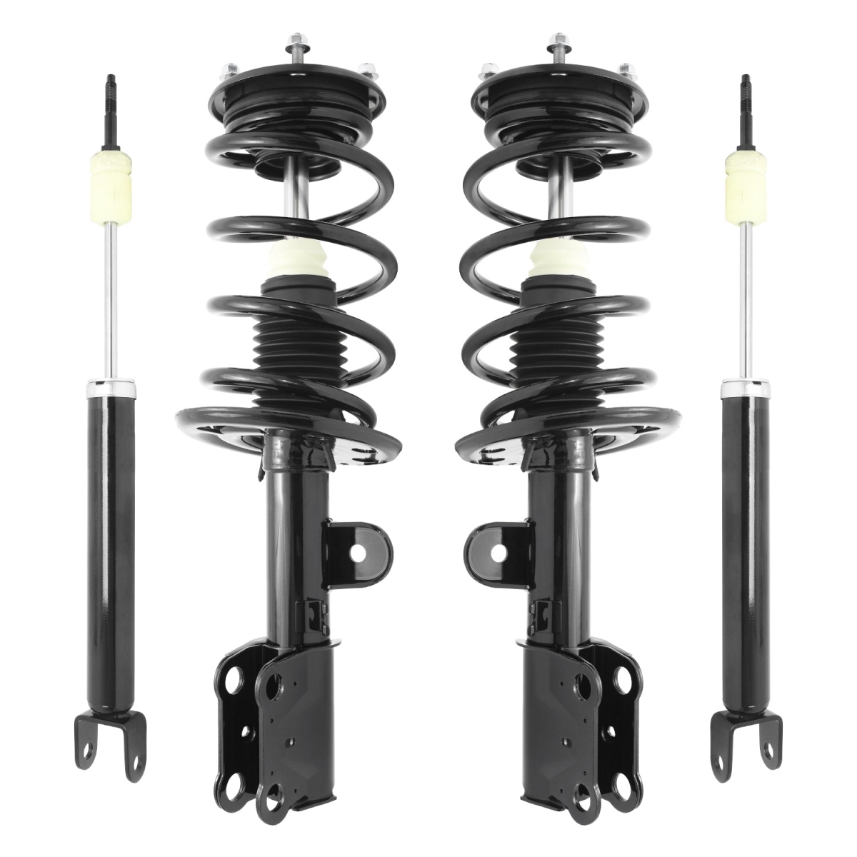 4-11547-252130-001 Front & Rear Complete Strut Assembly Shock Kit for 2013-2015 Ford Taurus