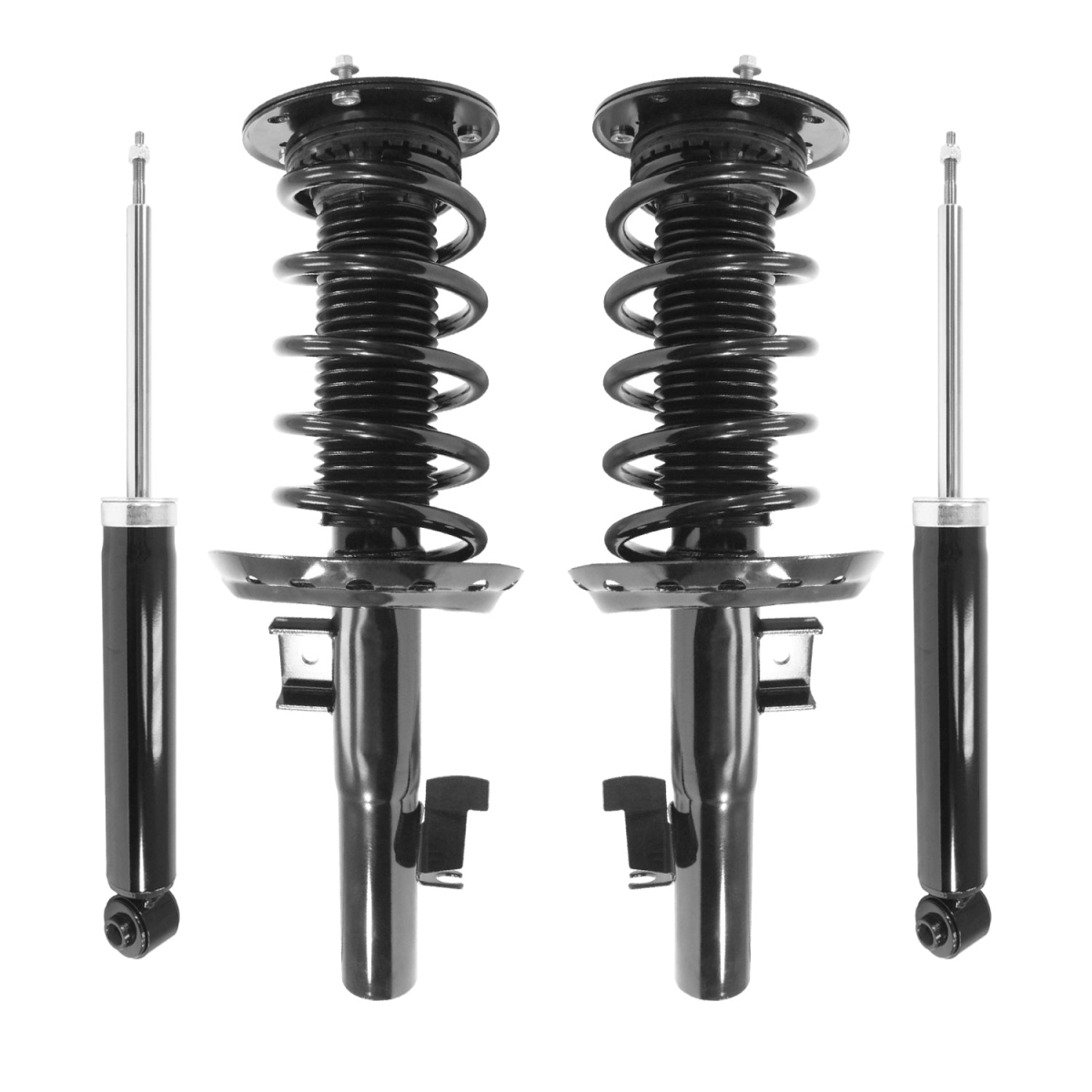 4-11867-259960-001 Front & Rear Complete Strut Assembly Shock Kit for 2011-2017 Volvo S60