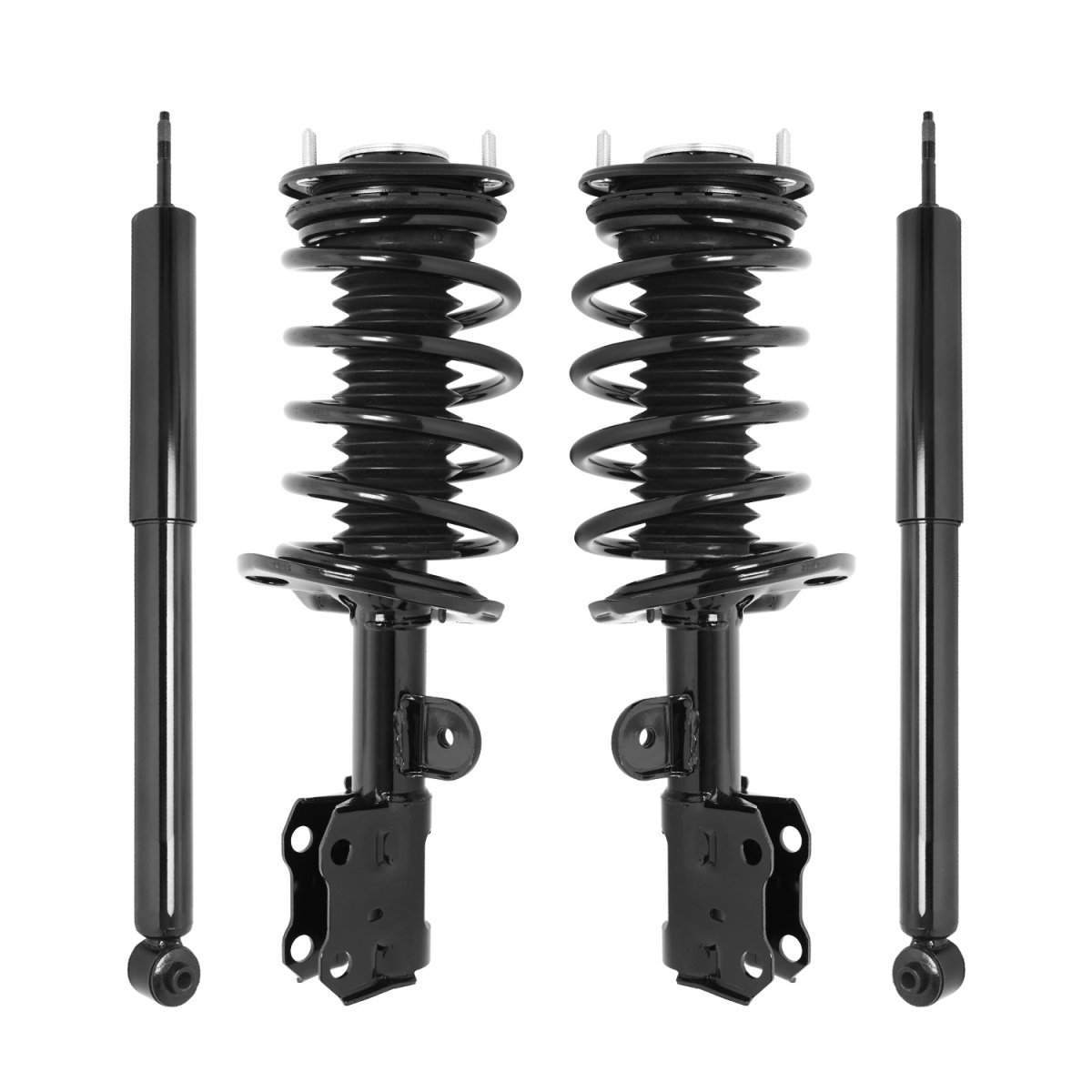 4-11106-254110-001 Front & Rear Complete Strut Assembly Shock Kit for 2010-2015 Toyota Prius