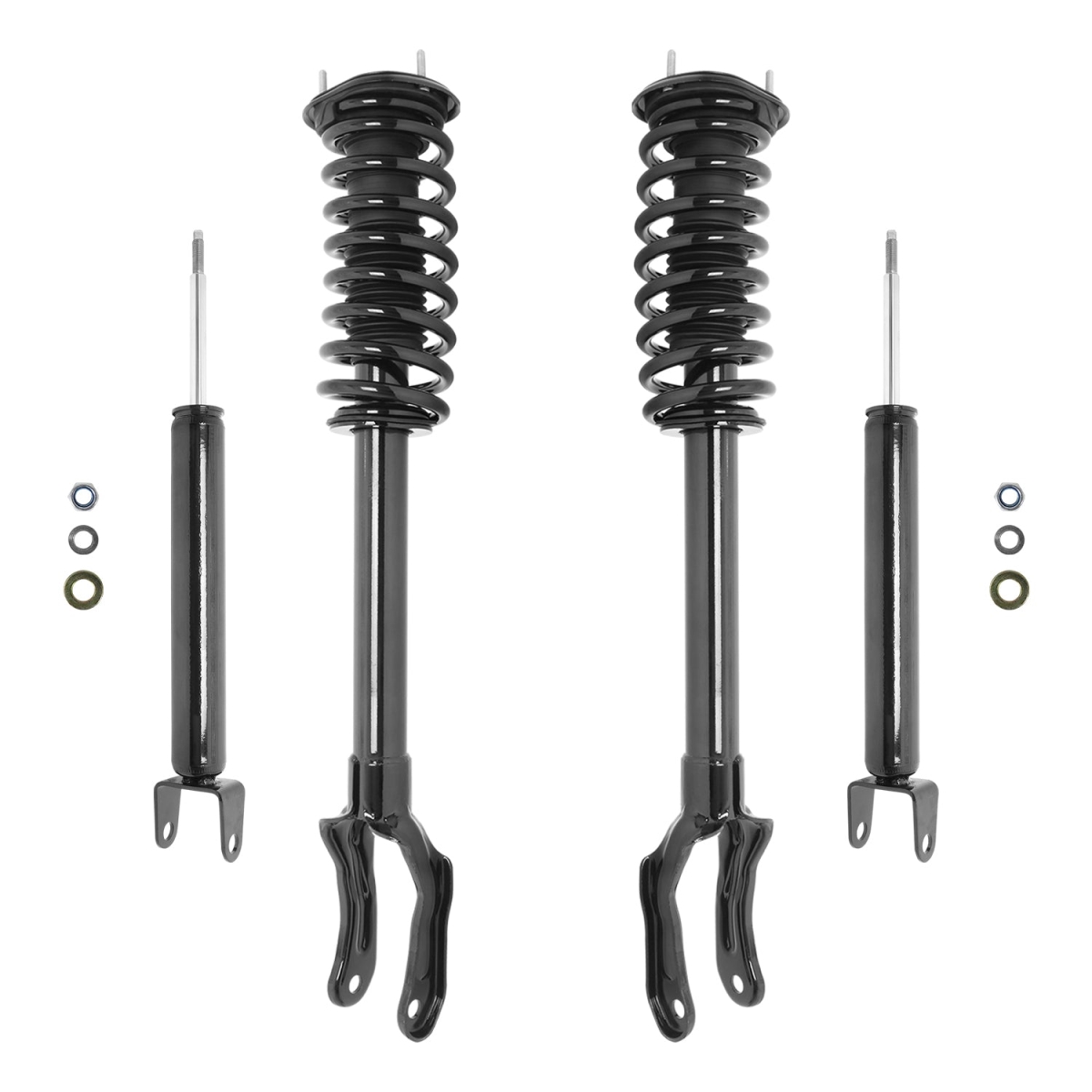 4-11213-256500-001 Front & Rear Complete Strut Assembly Shock Kit for 2011-2015 Jeep Grand Cherokee