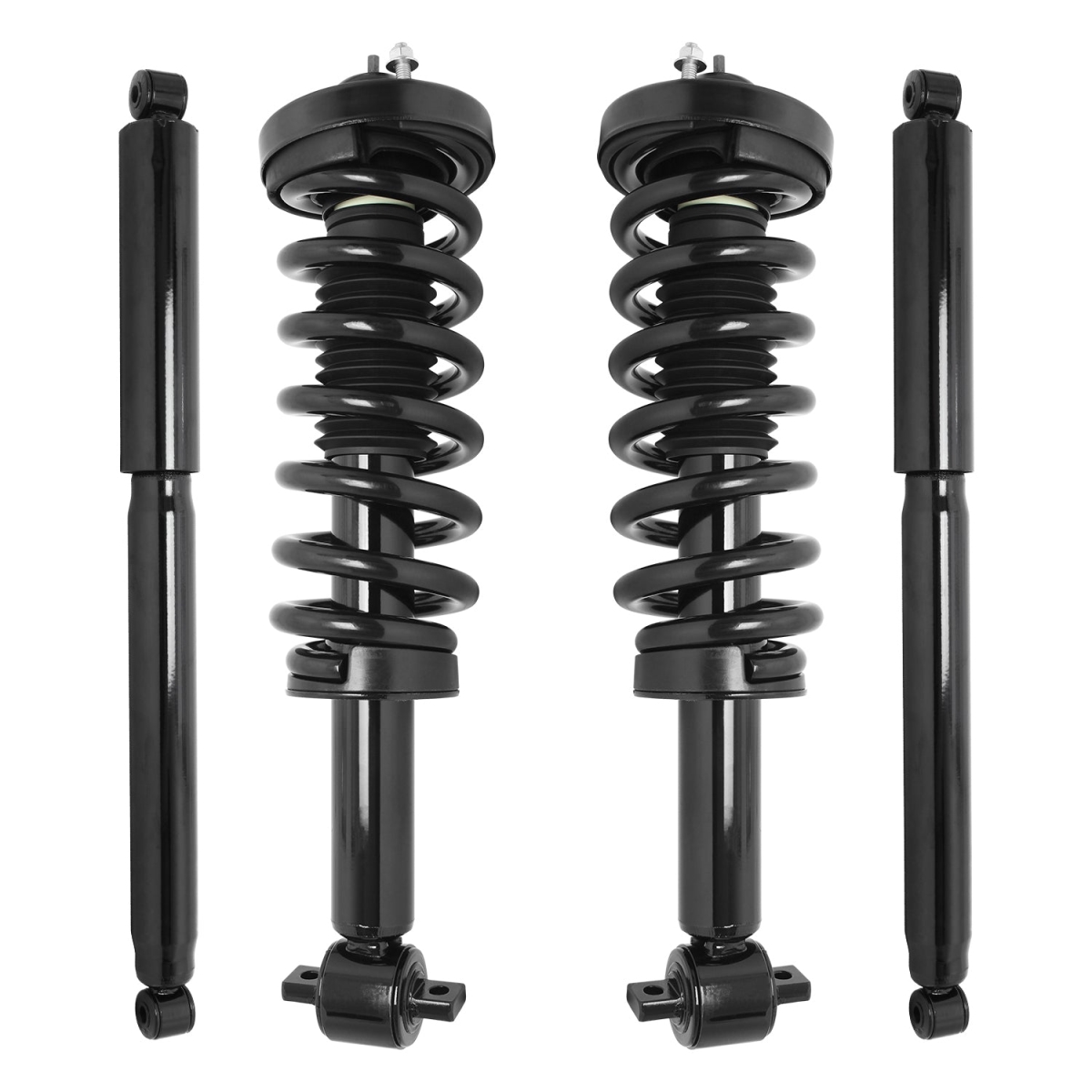 4-11265-252600-001 Front & Rear Complete Strut Assembly Shock Kit for 2014 Ford F-150 Extended Cab Only