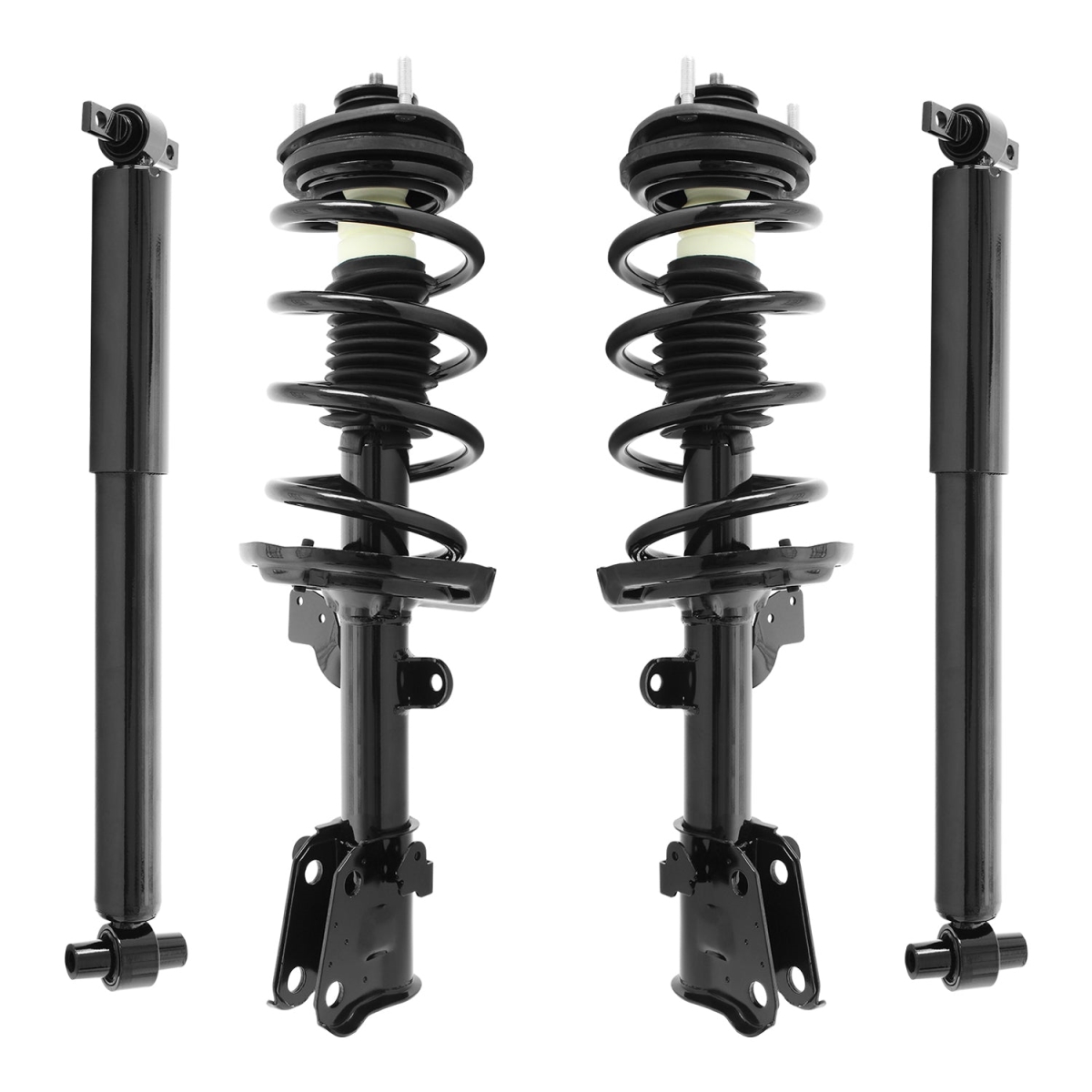 4-11645-250040-001 Front & Rear Complete Strut Assembly Shock Kit for 2009-2015 Honda Pilot