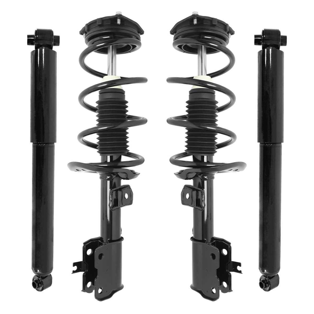 4-11735-255510-001 Front & Rear Complete Strut Assembly Shock Kit for 2012-2013 Nissan Rogue