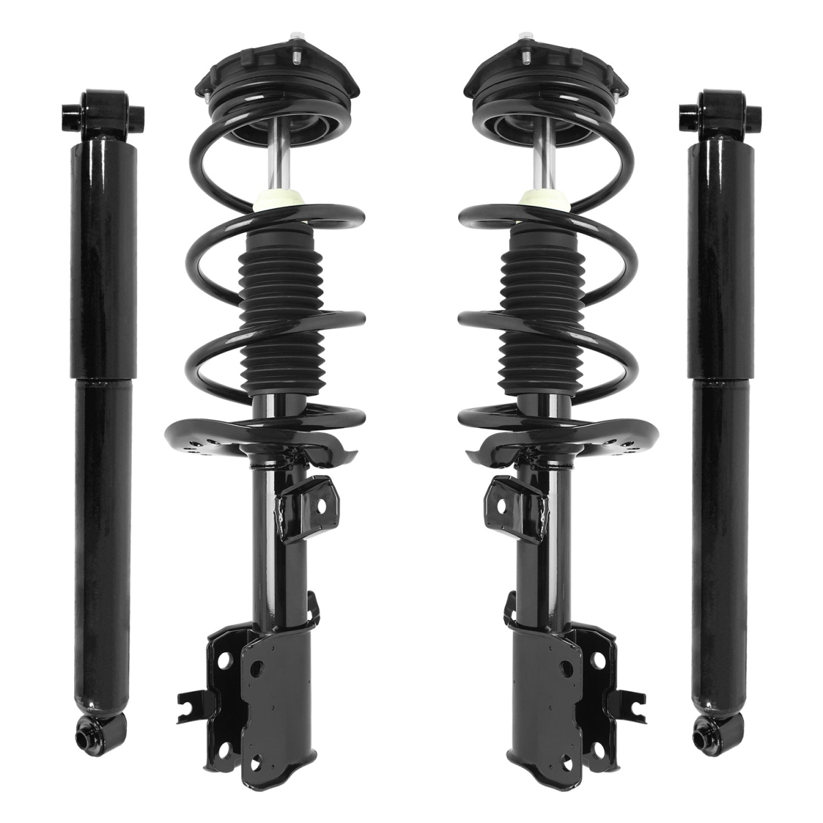 4-11737-255510-001 Front & Rear Complete Strut Assembly Shock Kit for 2012-2013 Nissan Rogue