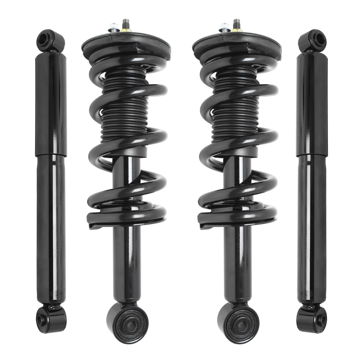 4-11780-255080-001 Front & Rear Complete Strut Assembly Shock Kit for 2012-2017 Nissan NV1500