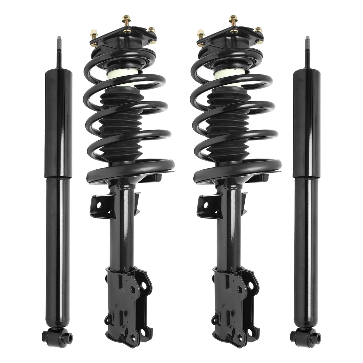 4-11930-252400-001 Front & Rear Complete Strut Assembly Shock Kit for 2011-2014 Ford Mustang