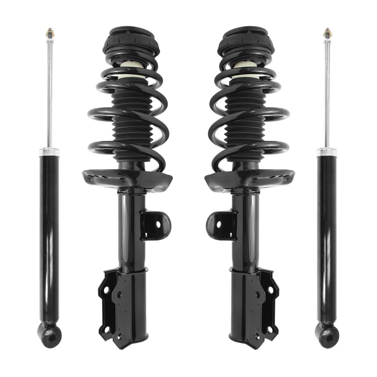 4-11053-251180-001 Front & Rear Complete Strut Assembly Shock Kit for 2011-2012 Chevrolet Volt