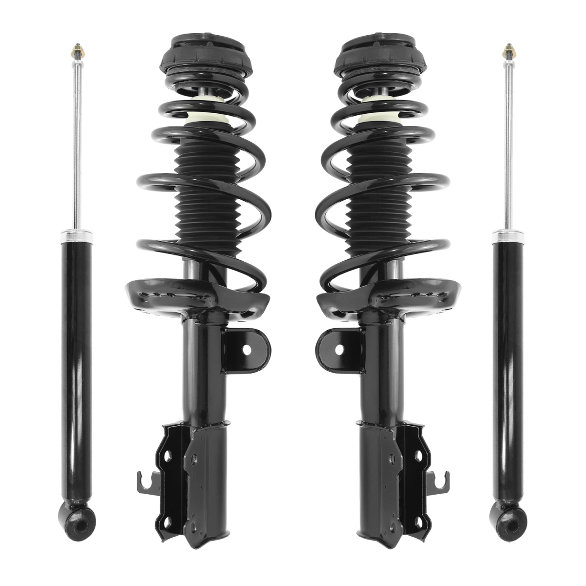 4-11057-251180-001 Front & Rear Complete Strut Assembly Shock Kit for 2012-2015 Chevrolet Volt