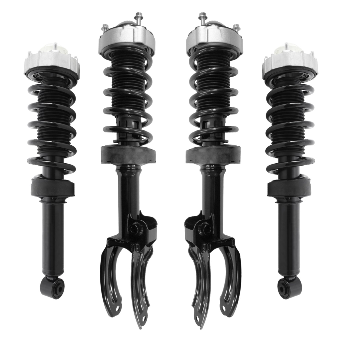 4-11147-15240-001 Front & Rear Complete Strut Assembly Kit for 2011-2016 Porsche Cayenne