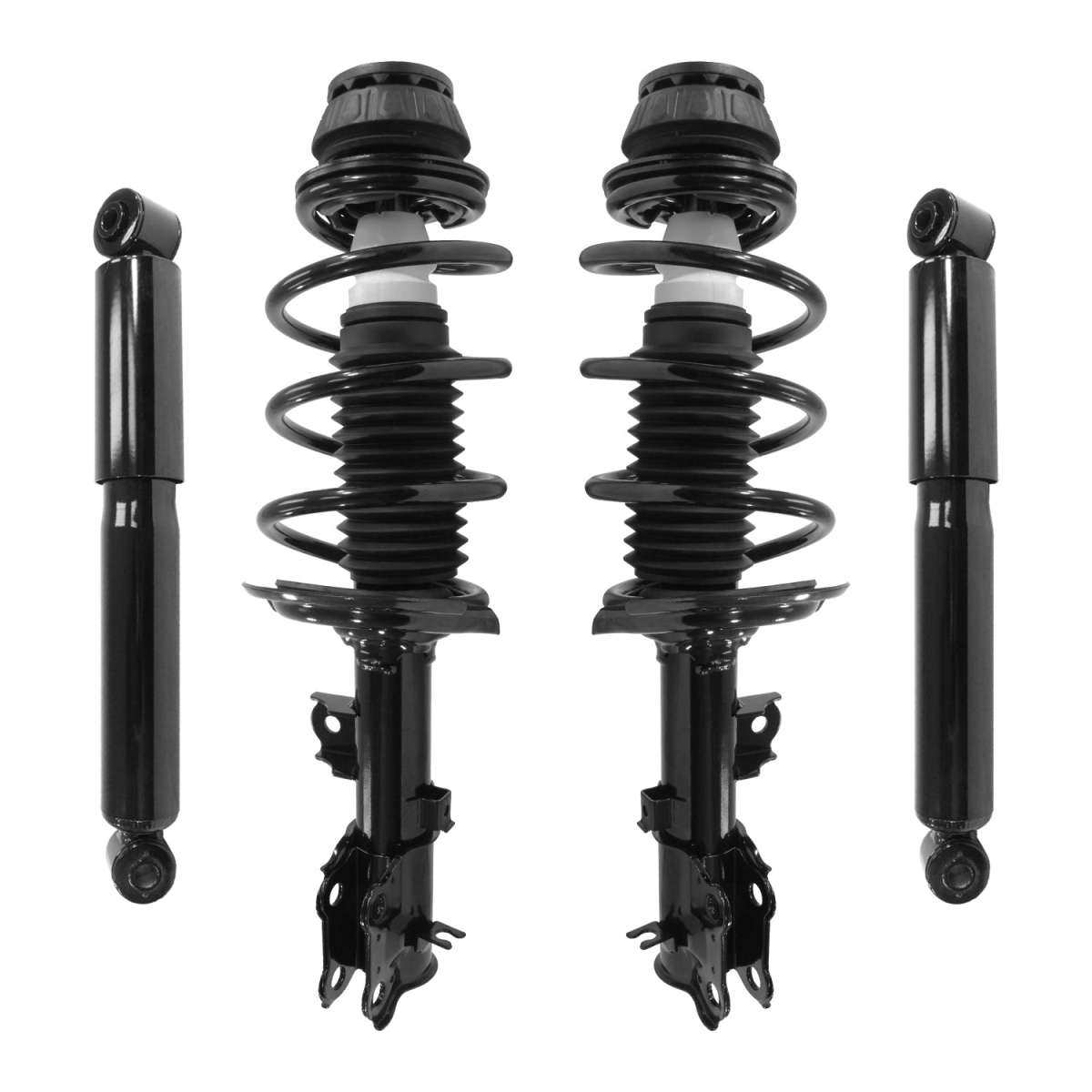 4-11185-259970-001 Front & Rear Complete Strut Assembly Shock Kit for 2012-2017 Hyundai Accent