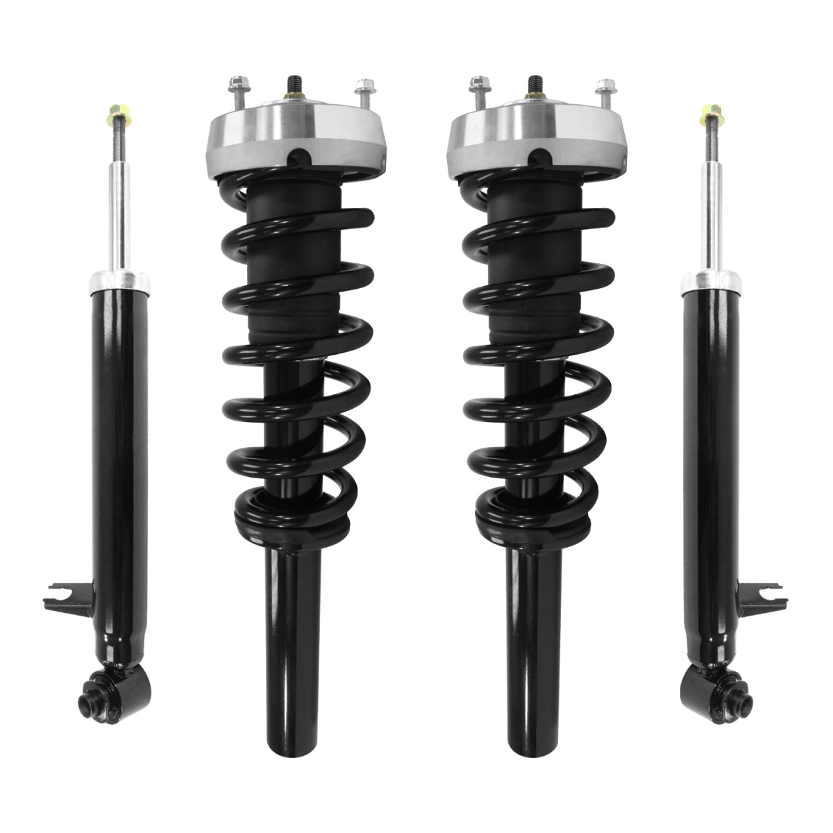 4-11425-257121-001 Front & Rear Complete Strut Assembly Shock Kit for 2007-2013 BMW X5