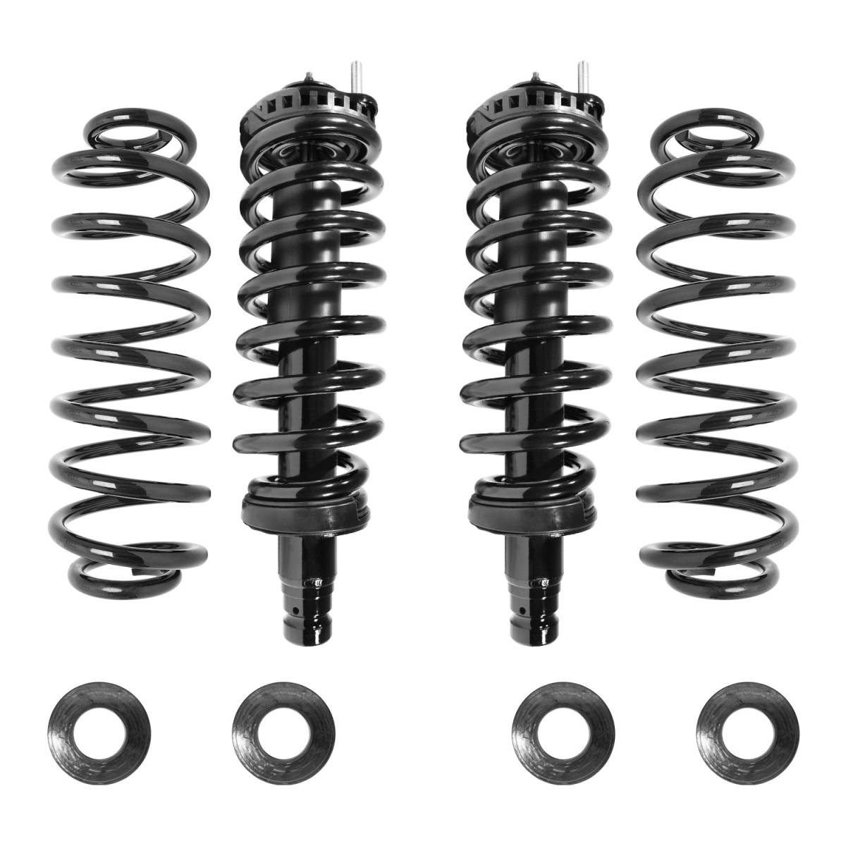 4-11180-30-514800-HD Front & Rear Complete Strut Assembly Kit for 2004-2007 Buick Rainier