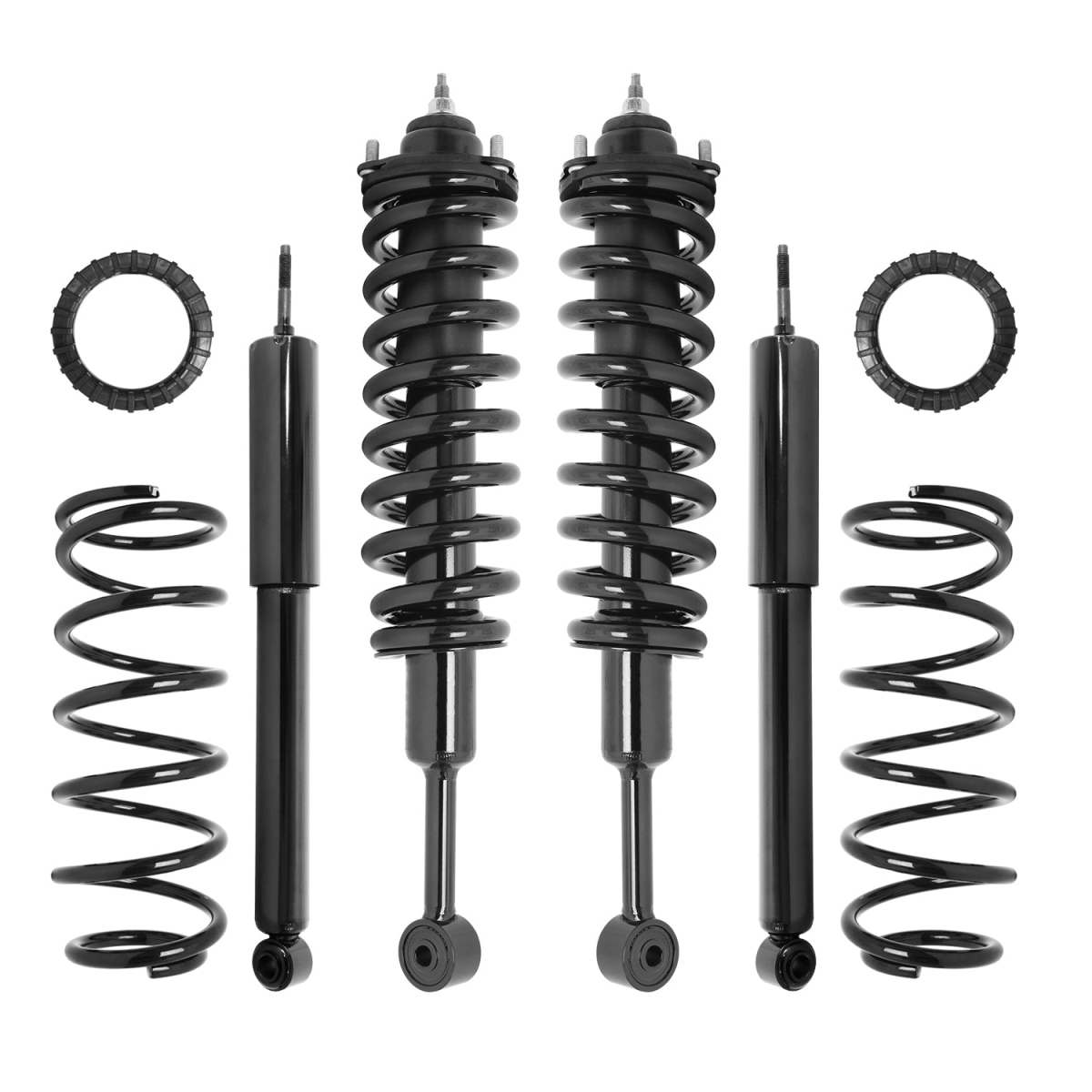 4K-31-163000 Front & Rear Complete Strut Assembly Conversion Kit for 2010-2012 Lexus GX460