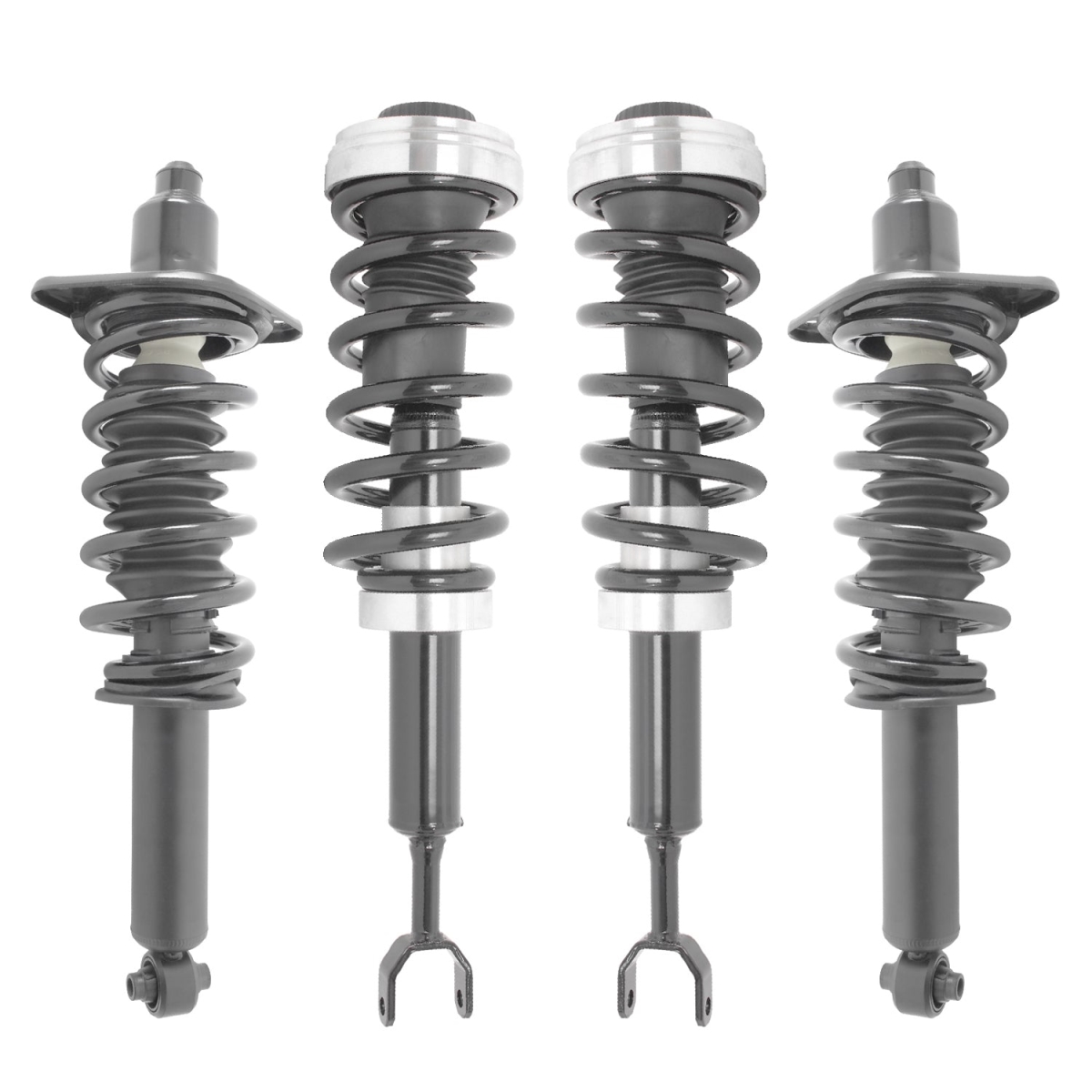 4-31-129900-31-529900 Front & Rear Complete Strut Assembly Conversion Kit for 2001-2005 Audi Allroad Quattro