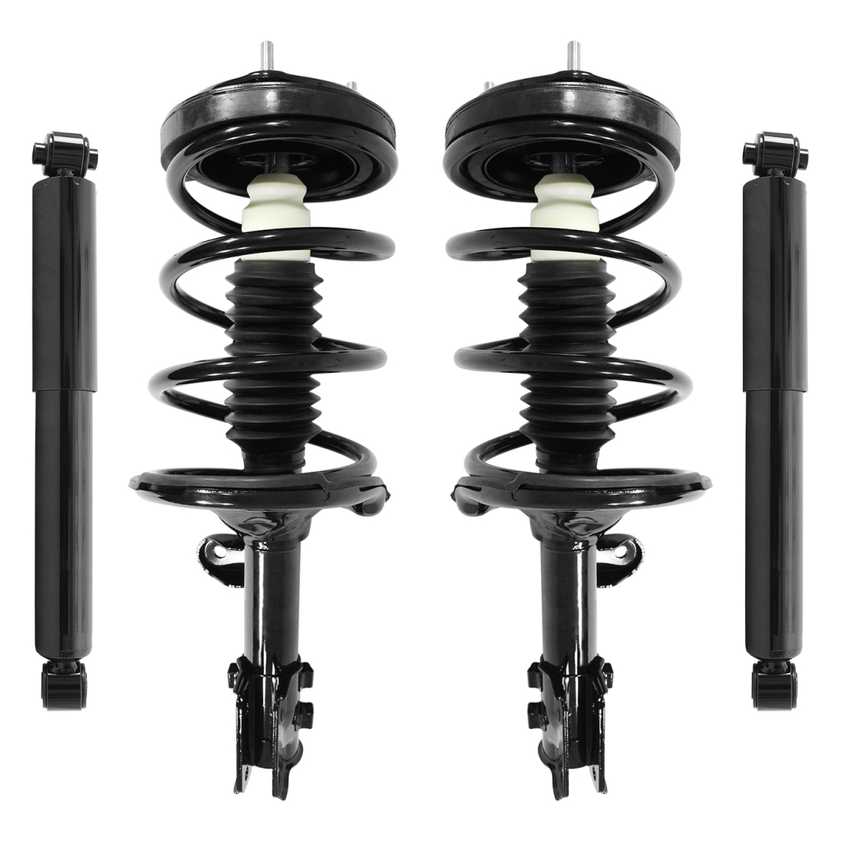 4-11723-259880-001 Front & Rear Complete Strut Assembly Shock Kit for 2007-2008 Hyundai Entourage