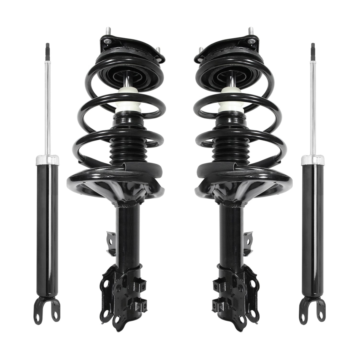 4-11133-259890-001 Front & Rear Complete Strut Assembly Shock Kit for 2007-2010 Hyundai Elantra