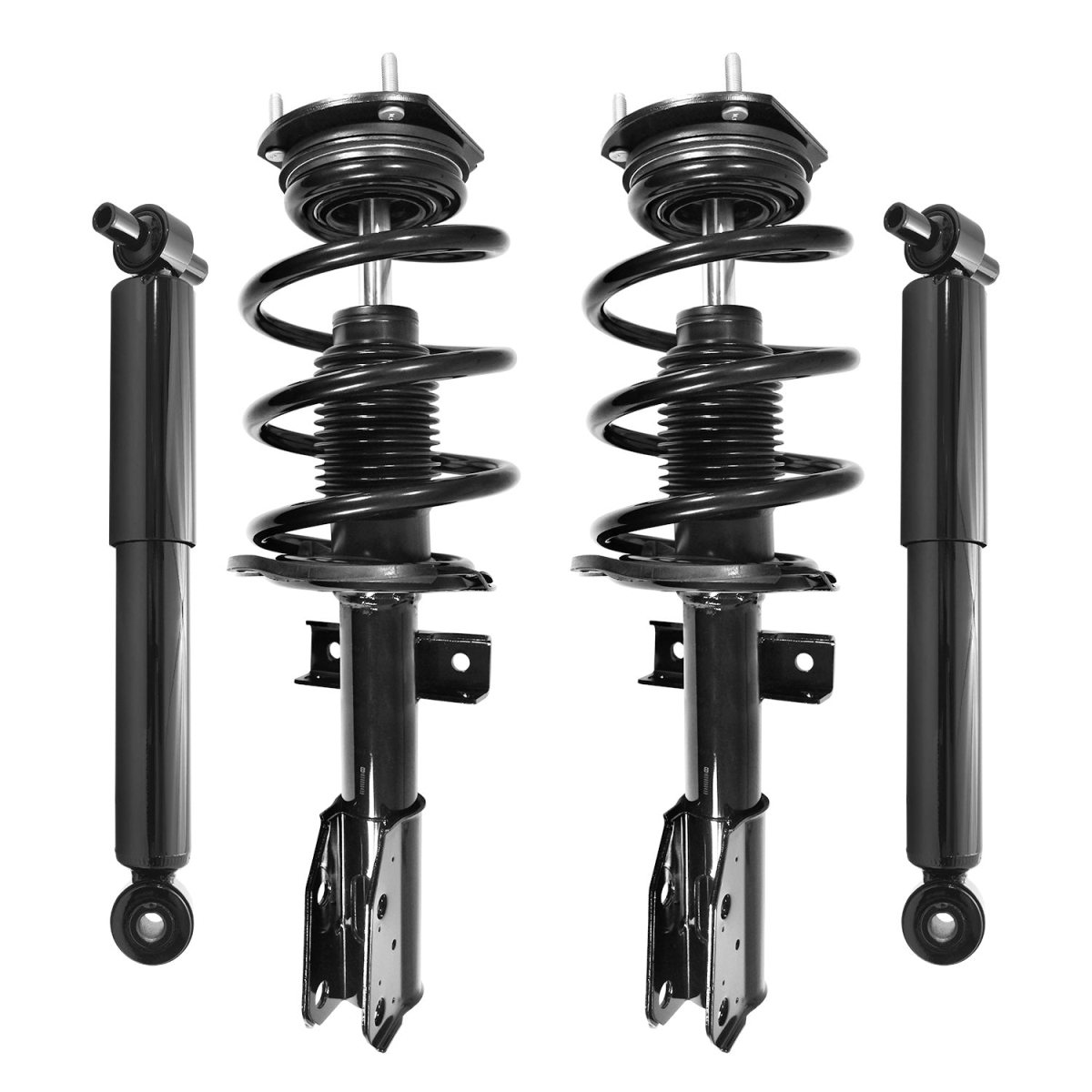 4-11680-213050-001 Front & Rear Complete Strut Assembly Shock Kit for 2008-2012 Buick Enclave