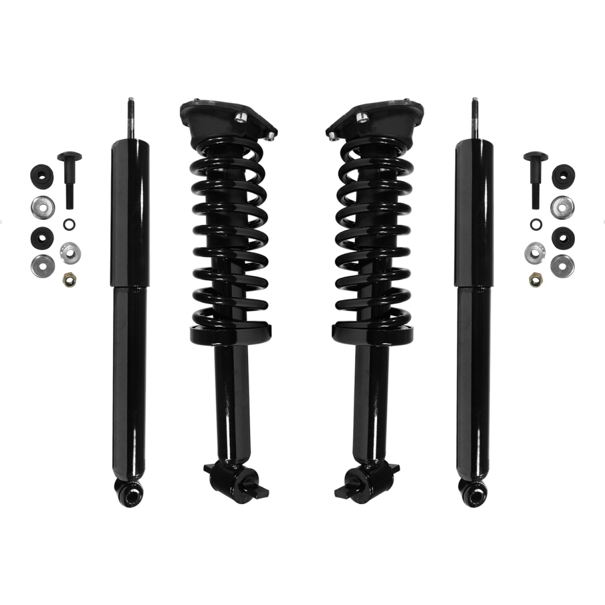 4-11993-253610-001 Front & Rear Complete Strut Assembly Shock Kit for 1993-2002 Chevrolet Camaro