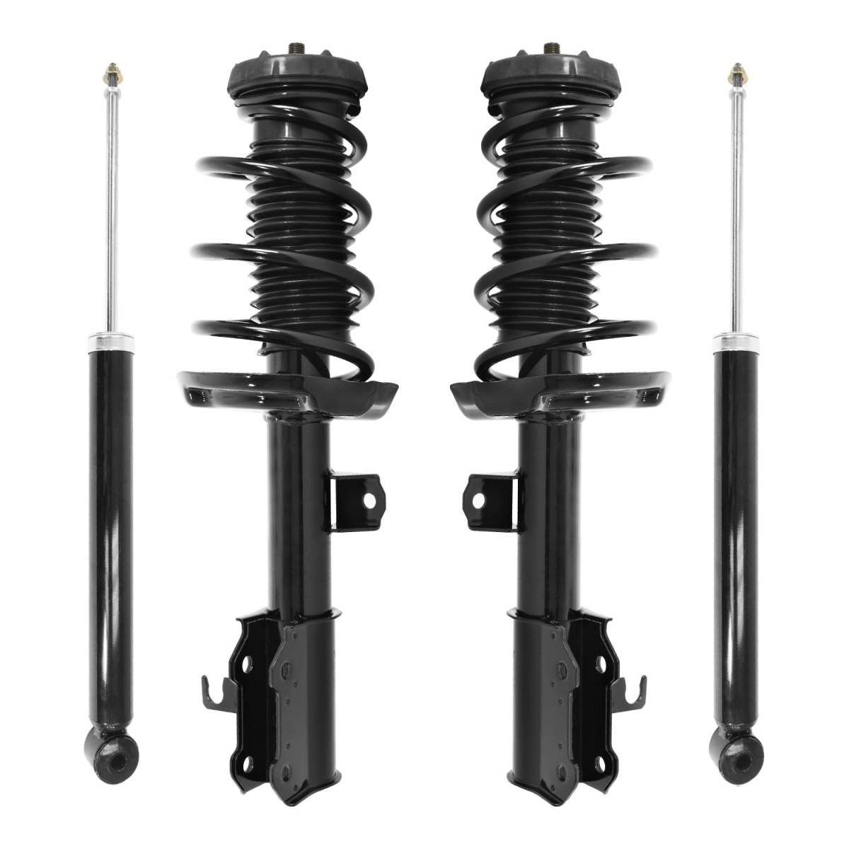 4-11881-251180-001 Front & Rear Complete Strut Assembly Shock Kit for 2011-2012 Chevrolet Cruze