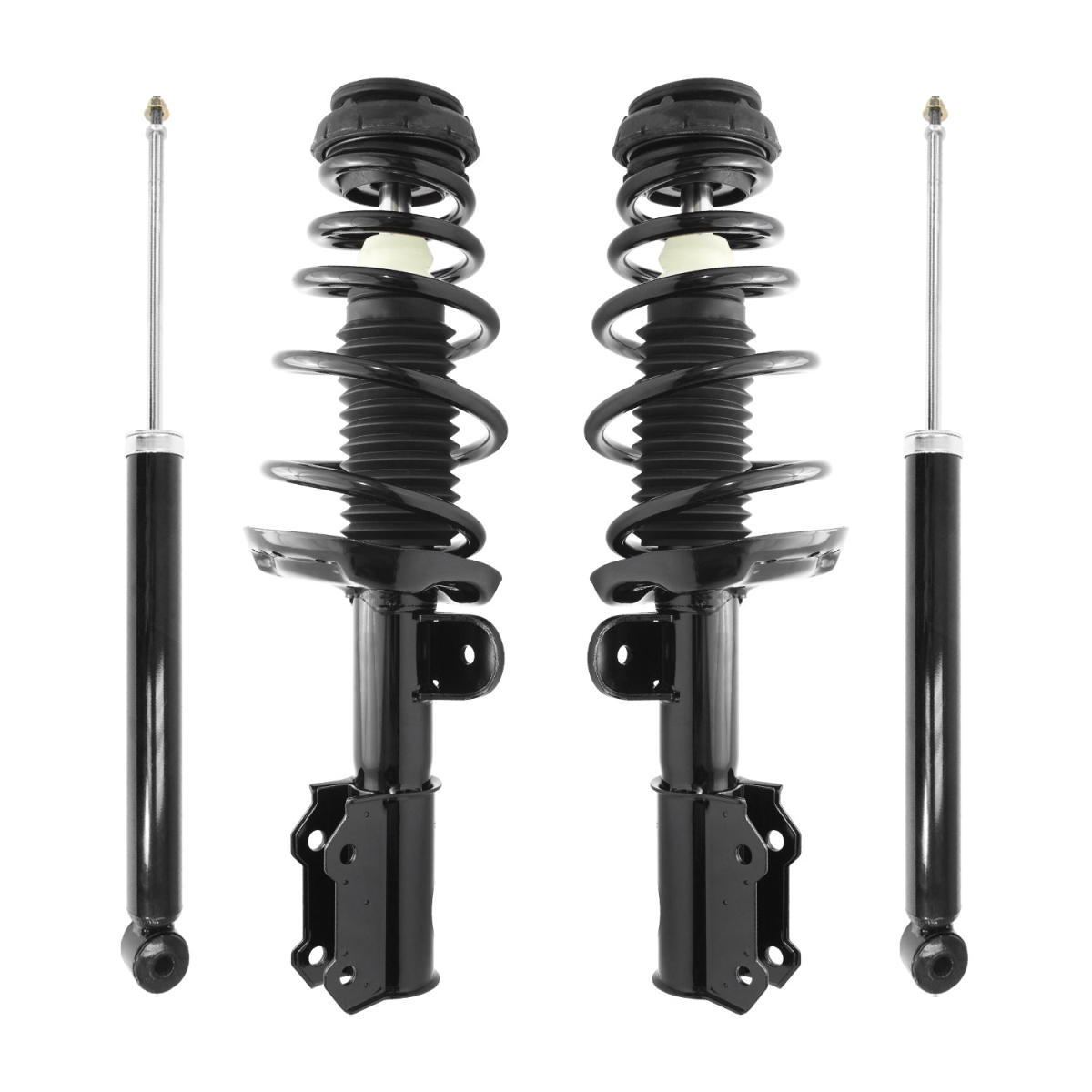 4-11885-251180-001 Front & Rear Complete Strut Assembly Shock Kit for 2012-2015 Chevrolet Cruze