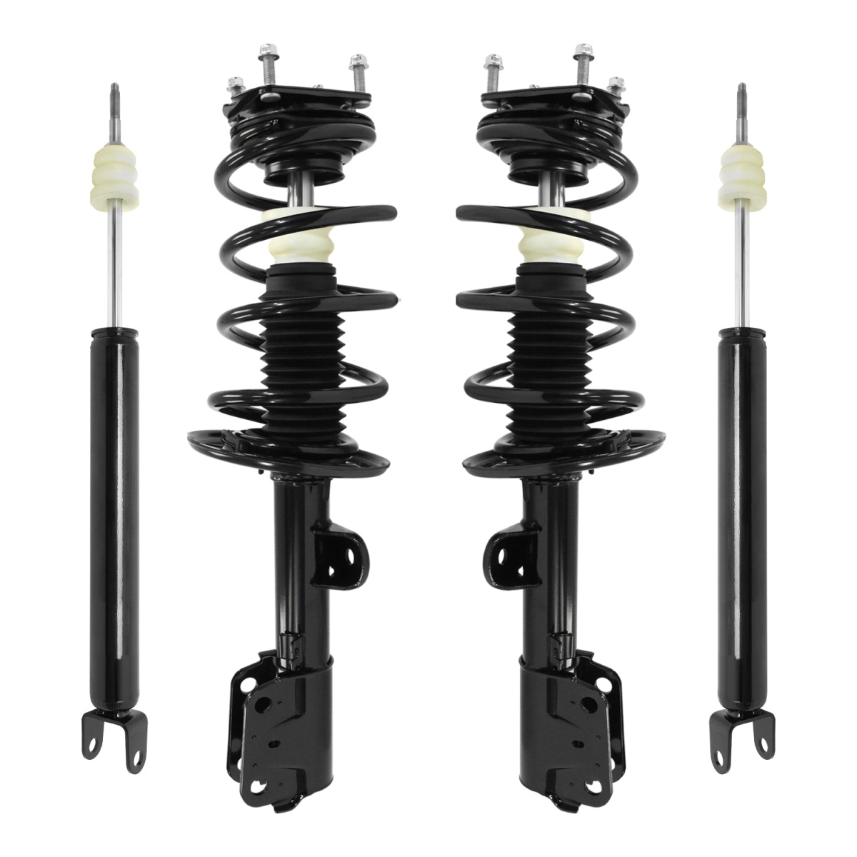4-13111-259140-001 Front & Rear Complete Strut Assembly Shock Kit for 2011-2013 Ford Explorer