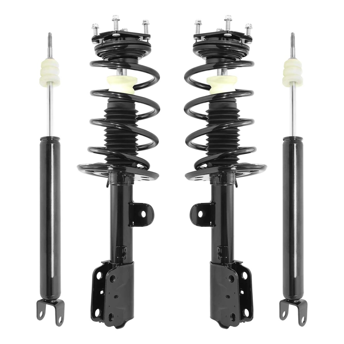 4-13113-259140-001 Front & Rear Complete Strut Assembly Shock Kit for 2011-2013 Ford Explorer
