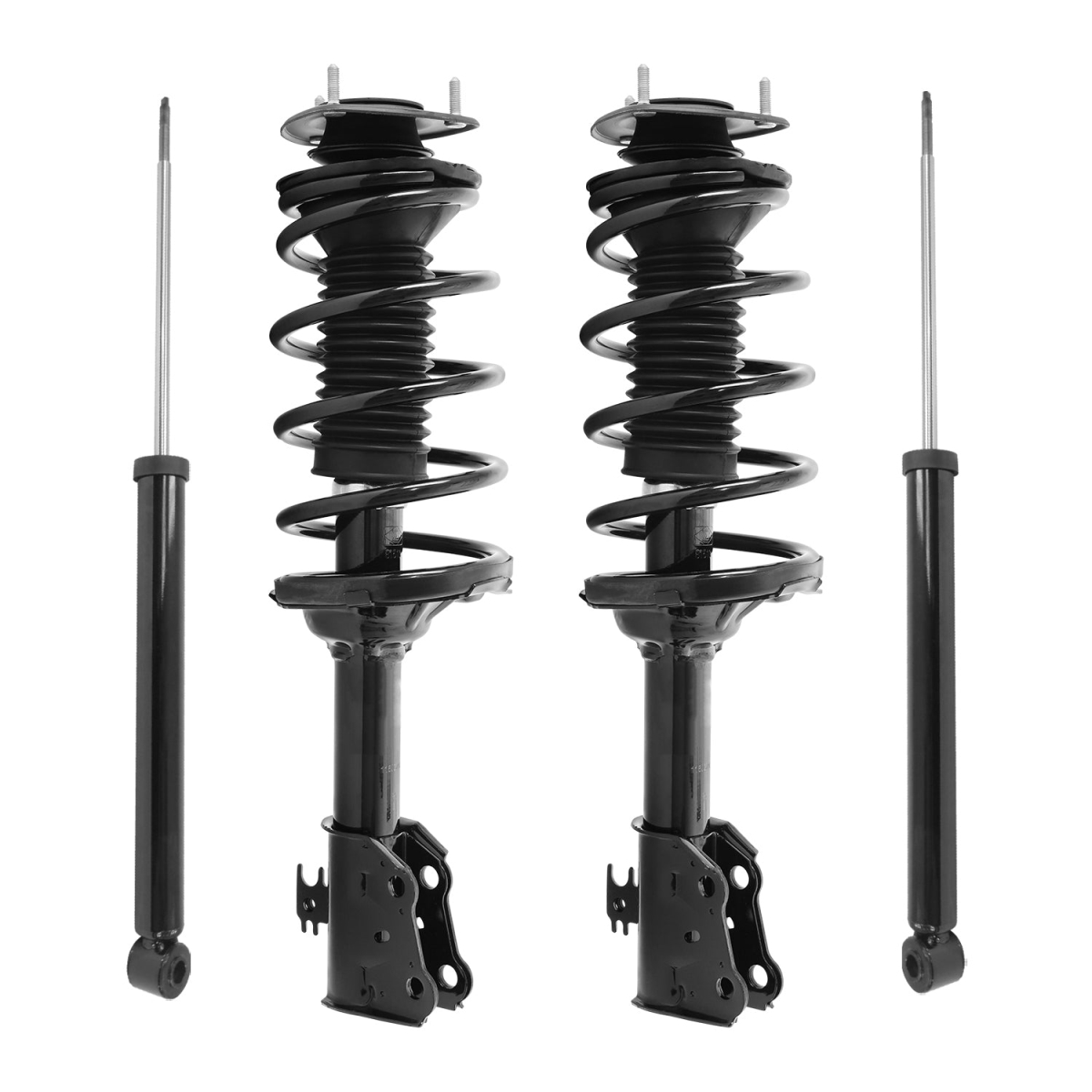4-11790-254120-001 Front & Rear Complete Strut Assembly Shock Kit for 2000-2005 Toyota Echo