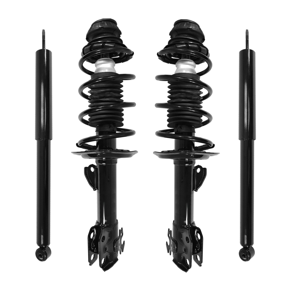 4-11805-254130-001 Front & Rear Complete Strut Assembly Shock Kit for 2006-2015 Toyota Yaris