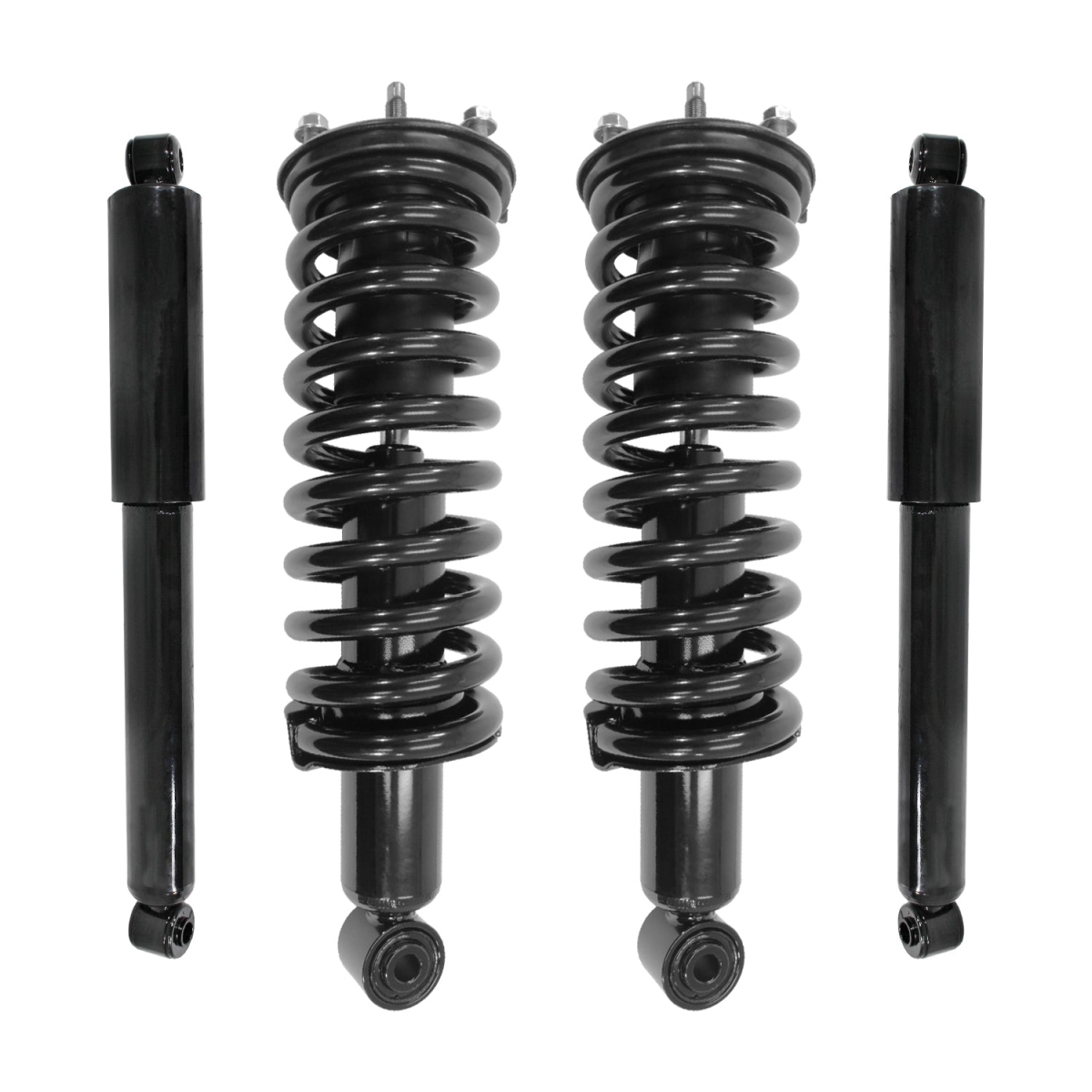 4-13020-255410-001 Front & Rear Complete Strut Assembly Shock Kit for 2005-2019 Nissan Frontier