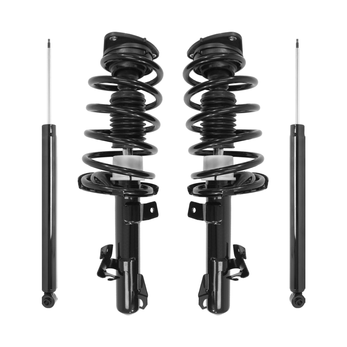 4-13083-259020-001 Front & Rear Complete Strut Assembly Shock Kit for 2012-2014 Mazda 5