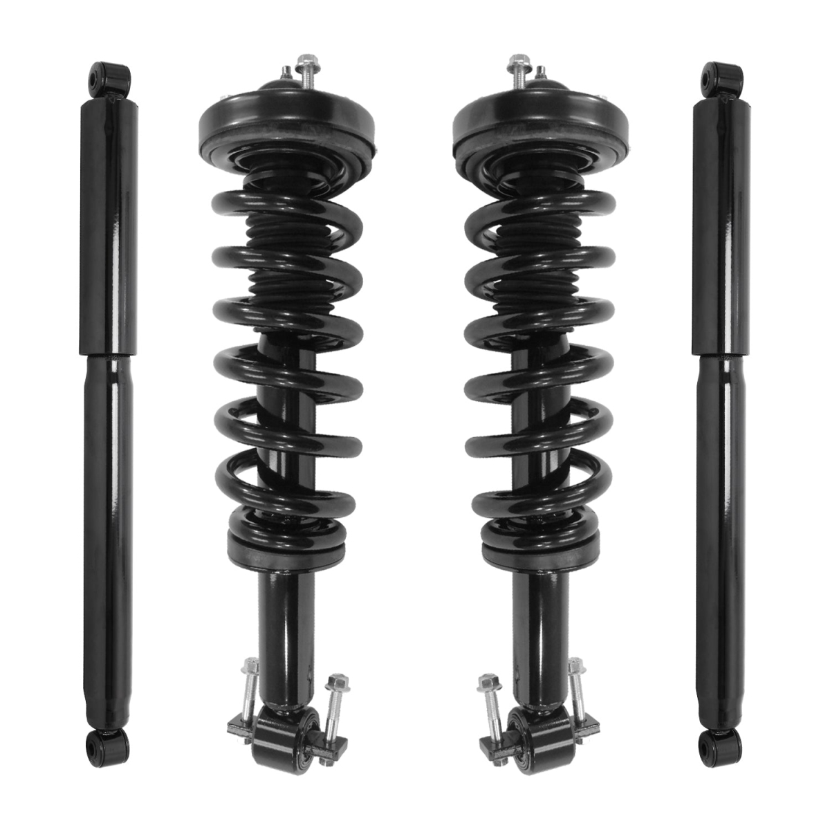4-13201-252600-001 Front & Rear Complete Strut Assembly Shock Kit for 2015-2020 Ford F-150