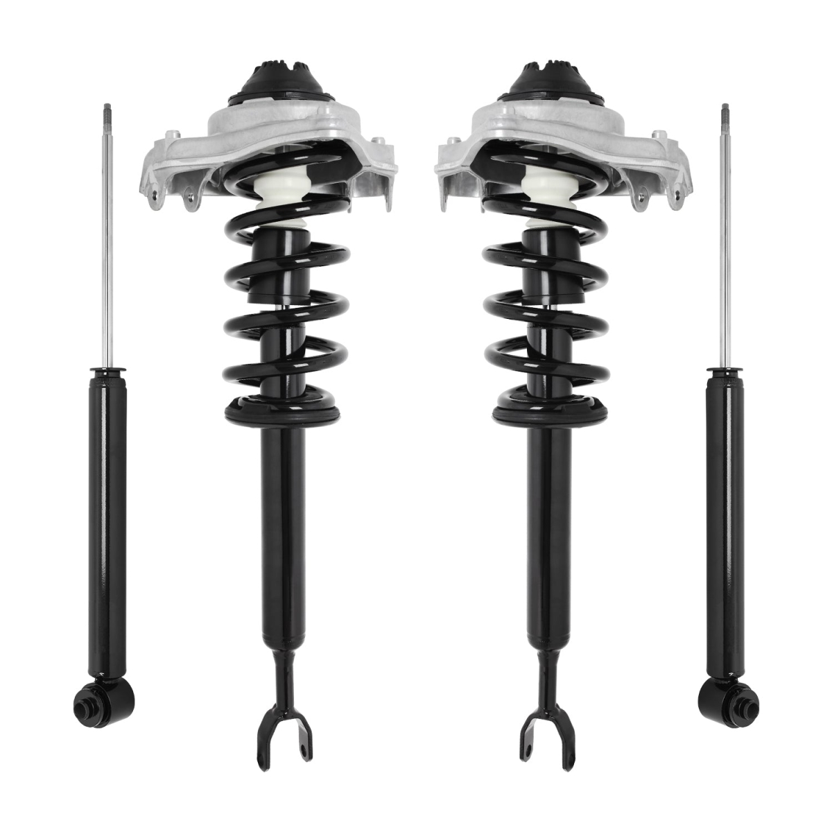 4-11230-257060-001 Front & Rear Complete Strut Assembly Shock Kit for 2005-2011 Audi A6