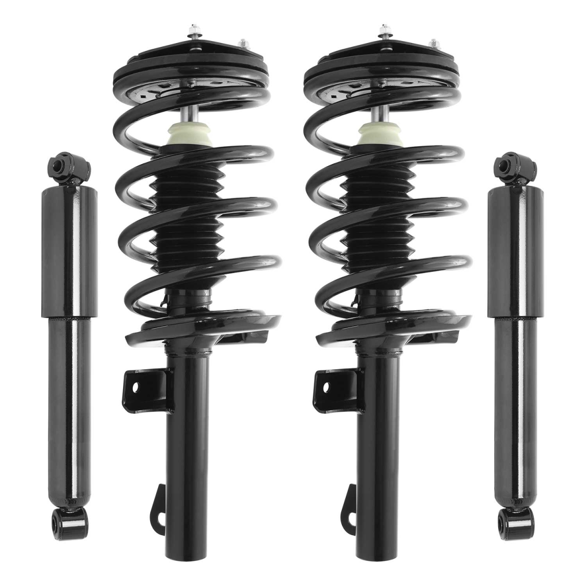 4-13010-252700-001 Front & Rear Complete Strut Assembly Shock Kit for 2004-2007 Ford Freestar