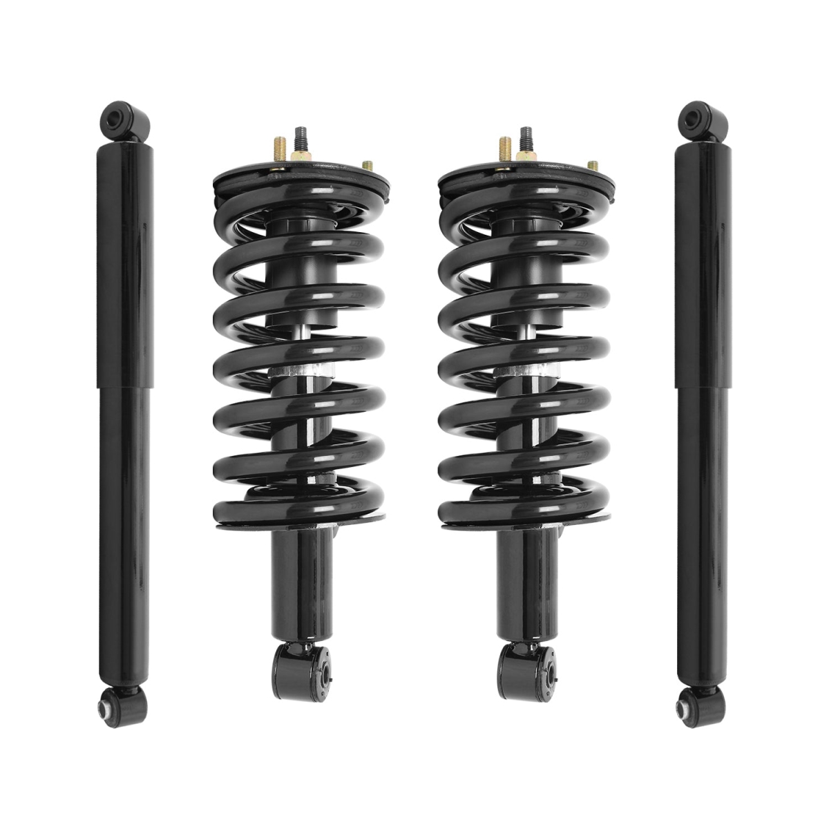 4-11302-255500-001 Front & Rear Complete Strut Assembly Shock Kit for 2004-2015 Nissan Titan
