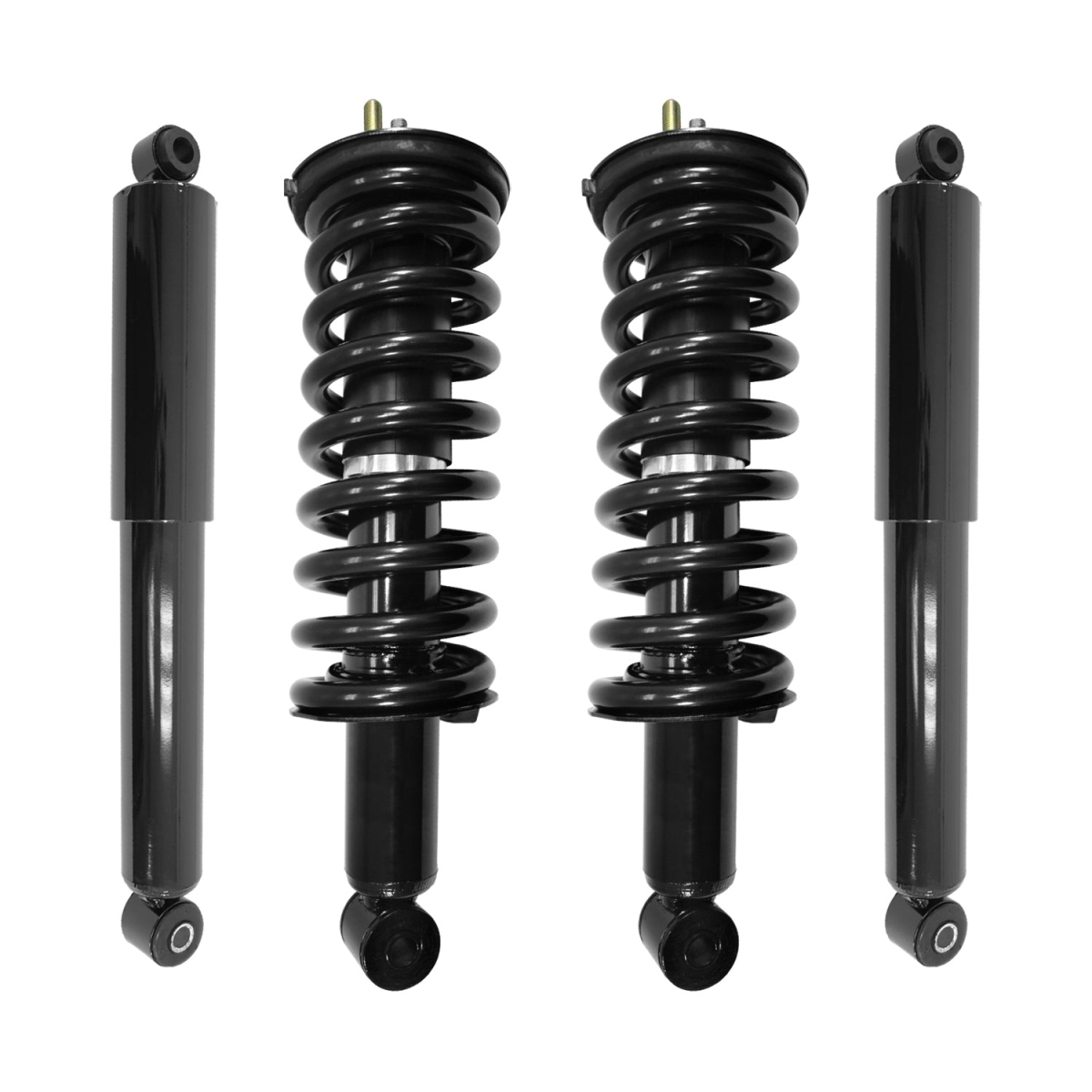 4-11290-255250-001 Front & Rear Complete Strut Assembly Shock Kit for 2005-2015 Nissan Xterra RWD
