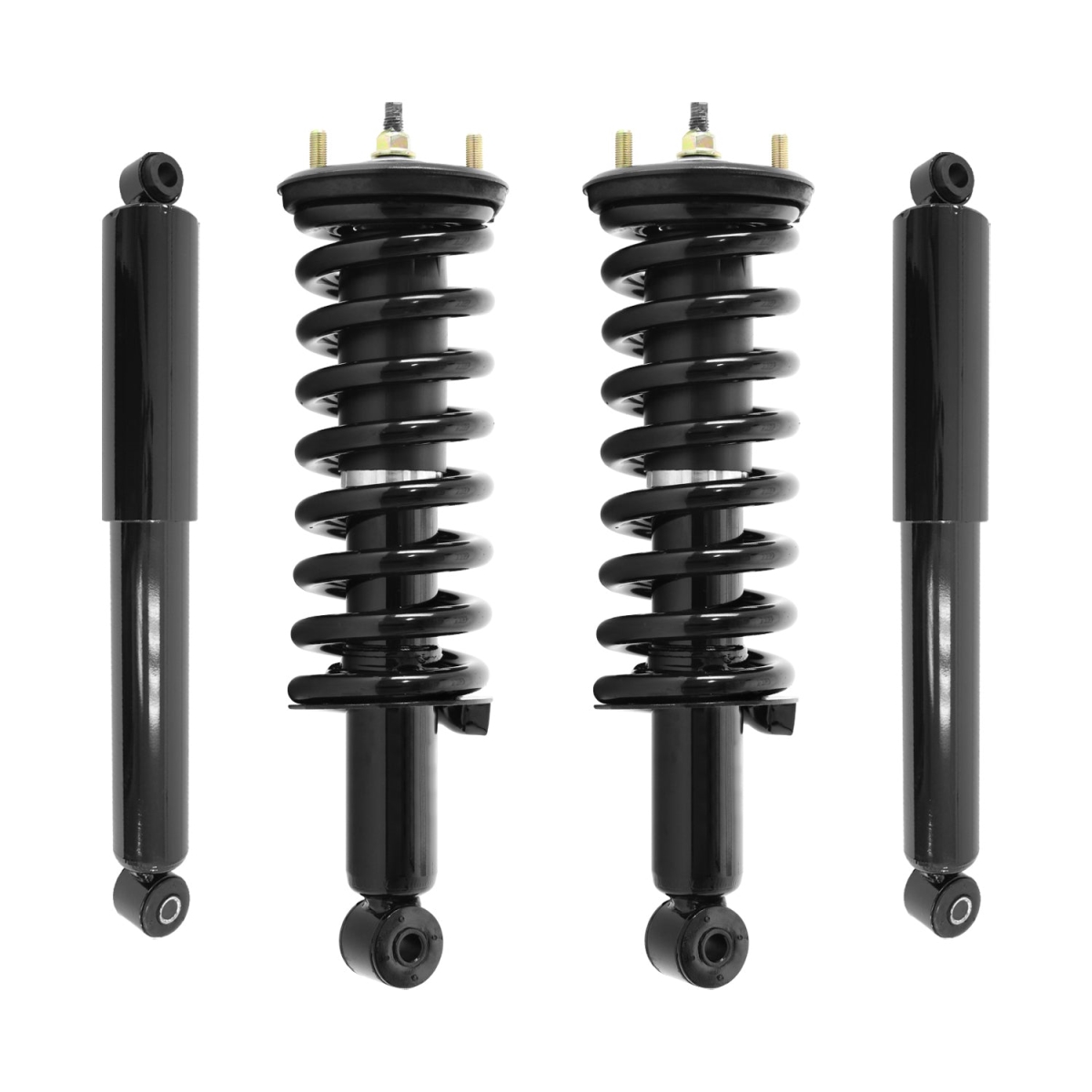 4-11296-255250-001 Front & Rear Complete Strut Assembly Shock Kit for 2005 Nissan Frontier