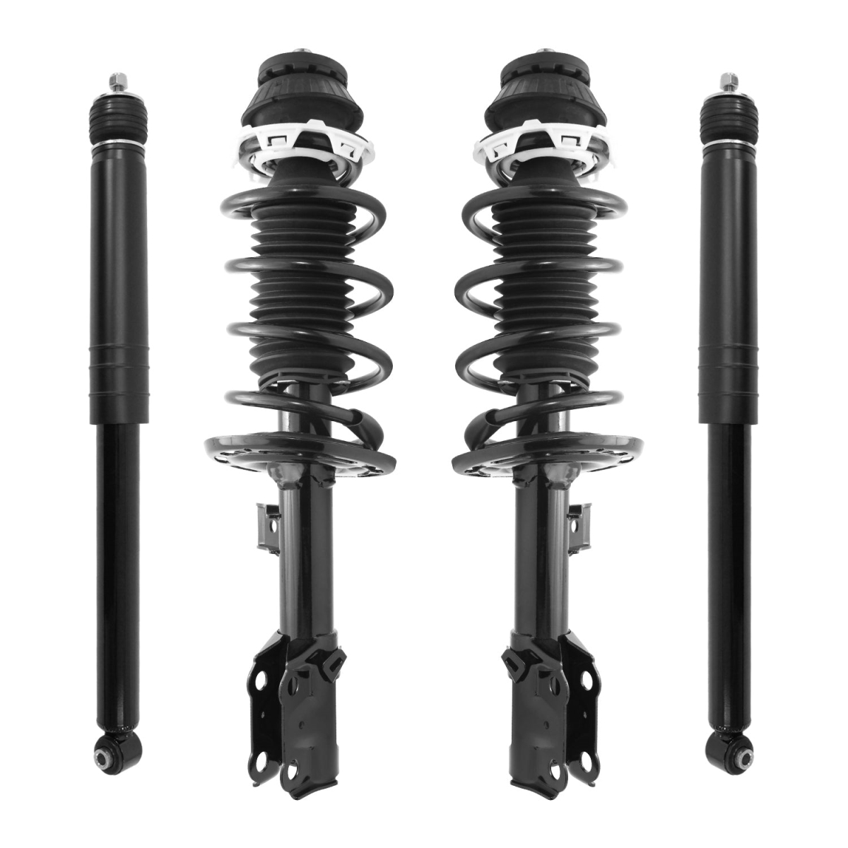 4-11411-250060-001 Front & Rear Complete Strut Assembly Shock Kit for 2006-2008 Honda Fit