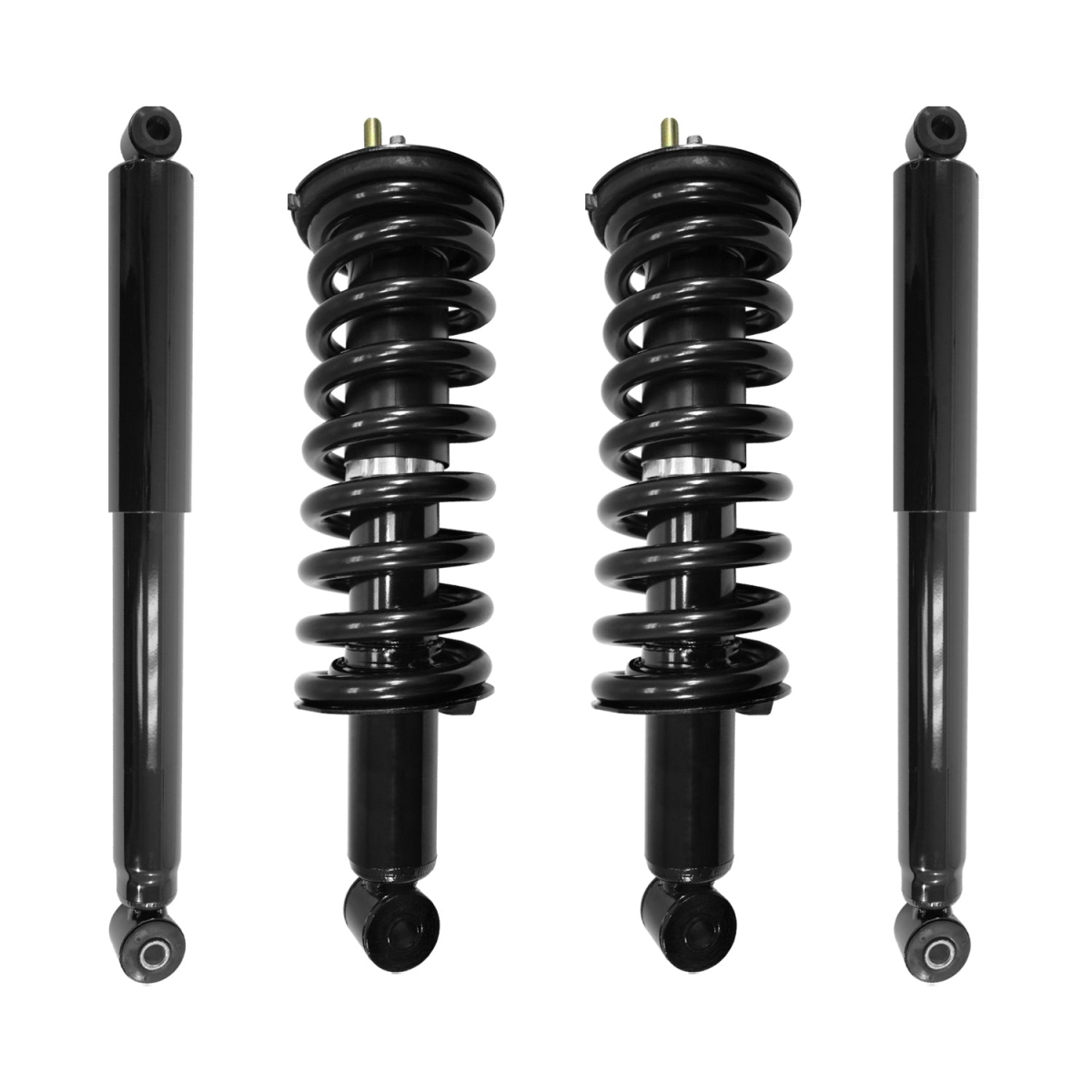 4-11290-255240-001 Front & Rear Complete Strut Assembly Shock Kit for 2005-2015 Nissan Xterra