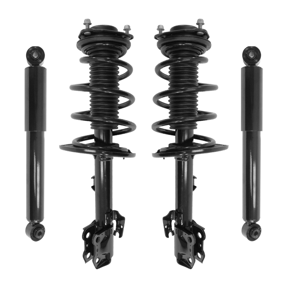 4-11647-253090-001 Front & Rear Complete Strut Assembly Shock Kit for 2014-2019 Toyota Highlander