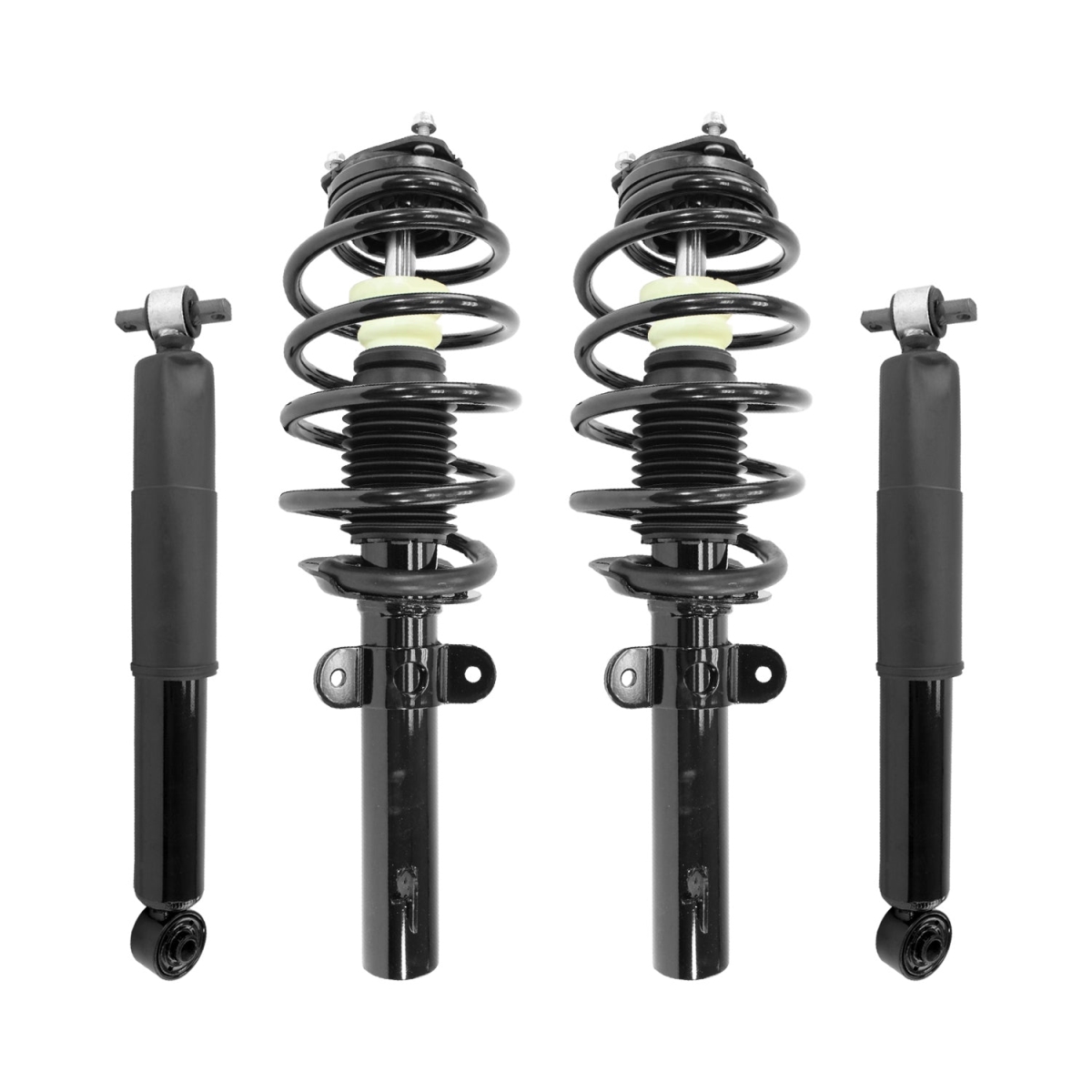 4-13640-259990-001 Front & Rear Complete Strut Assembly Shock Kit for 2001-2006 Jaguar X Type