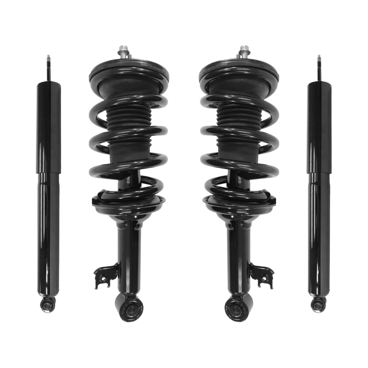 4-11567-254160-001 Front & Rear Complete Strut Assembly Shock Kit for 2005-2015 Toyota Tacoma RWD Base