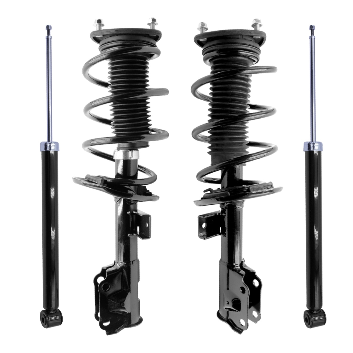 4-13751-259730-001 Front & Rear Complete Strut Assembly Shock Kit for 2014-2018 Mazda 3