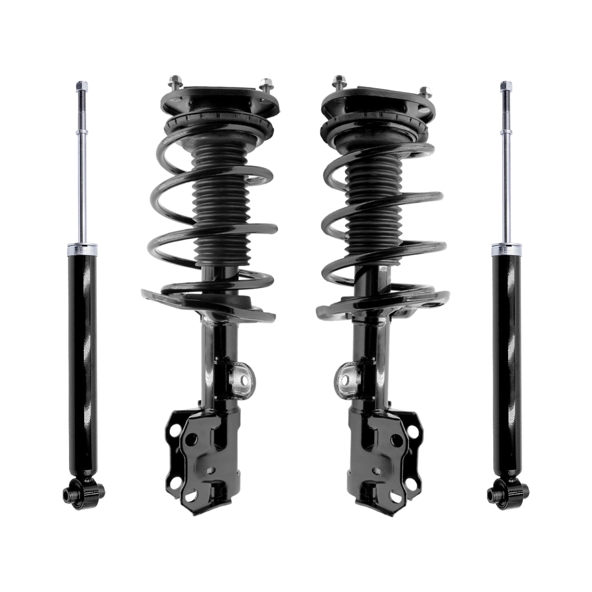 4-13001-250150-001 Front & Rear Complete Strut Assembly Shock Kit for 2014-2017 Lexus CT200h