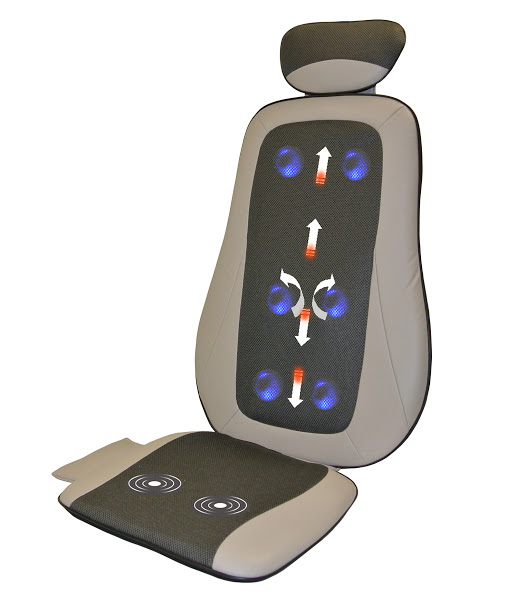 Picture of Carepeutic KH283 Op-Comfort Shiatsu and Rolling Massage Cushion&#44; Vibration and Heat