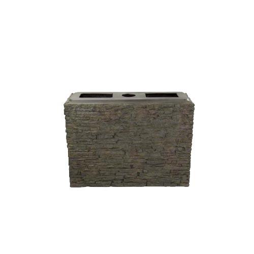 Picture of Aquascape 78278 Large Straight Stacked Slate Wall Base