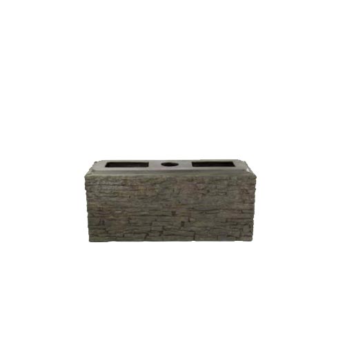 Picture of Aquascape 78279 Small Straight Stacked Slate Wall Base