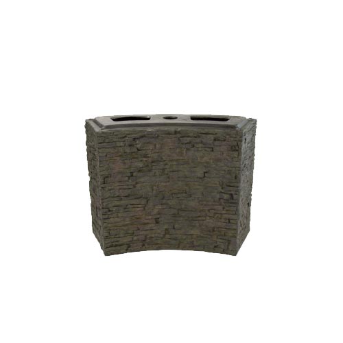 Picture of Aquascape 78282 Large Curved Stacked Slate Wall Base
