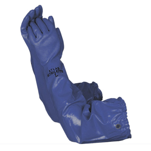 PVC Blue Pond Gloves - Medium