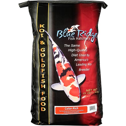 Picture of Blue Ridge 30251 Floating Color Rich Fish Food - 25 lbs