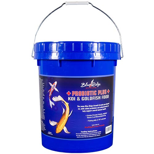 Picture of Blue Ridge 60204 Floating Probiotic Plus Koi & Goldfish Food - 14 lbs Bucket